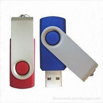 USB Flash Drive with 1/2/4/8/16/32/64GB Memory, 10-year Data Retention and Plug-and-Play Function